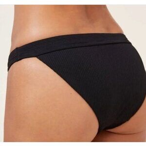 Andie Women's XXXL US 20 Banded Ribbed Swim Bottom Black NWT 9605